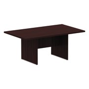 Alera Rectangle Conference Table, 70.78" X 41.38" X 29.5", Mahogany Top, Woodgrain Laminate ALEVA717242MY